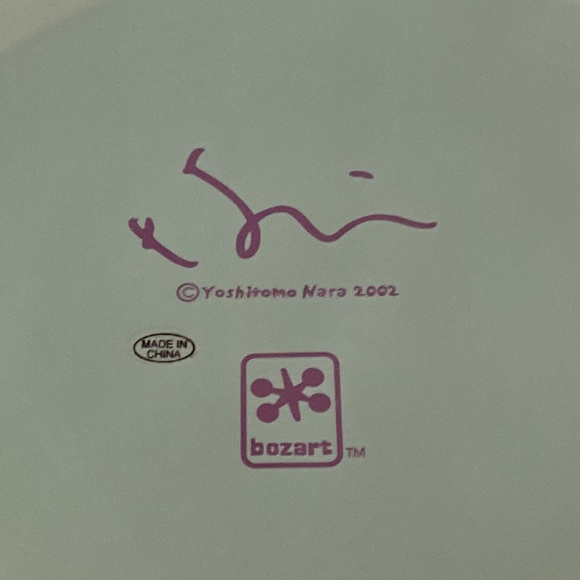 YOSHITOMO NARA NWT “TOO YOUNG TO DIE” ASHTRAY-AUTHENTIC W/ALL ORIGINAL PACKAGING - Picture 8 of 11